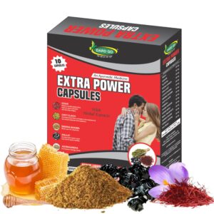 Ayurvedic Extra Power Capsules: Natural Herbal Supplements for Enhanced Vitality, Energy, and Overall Well-Being