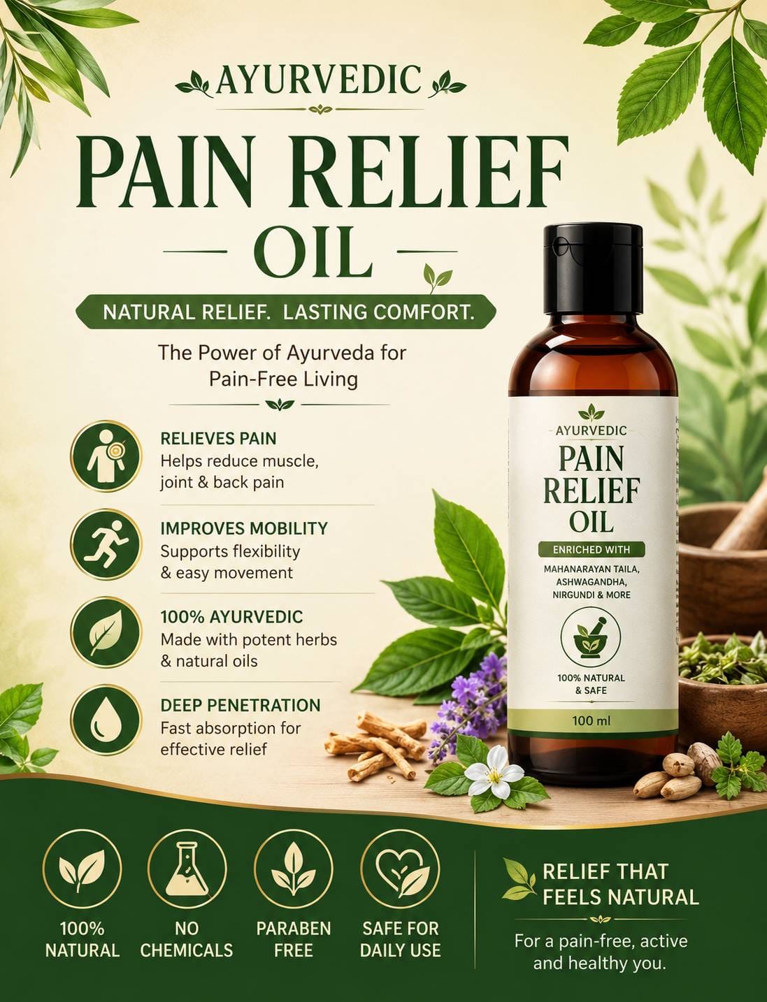 Pain Relief Oil Catagory Image