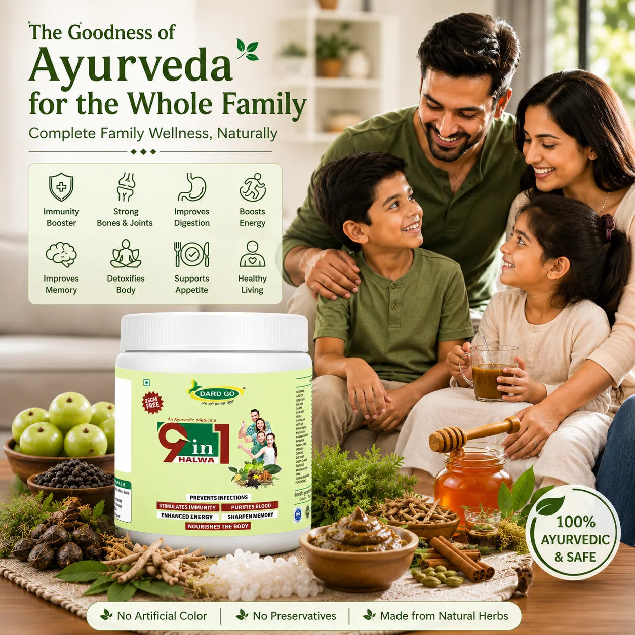 dardgo daily wellness 9 in 1 halwa ayurvedic herbal formula for wellness & vitality dardgo daily wellness 9 in 1 halwa ayurvedic herbal formula for wellness & vitality